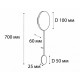 Накладной светильник Italline IT03-1435 черный IT03-1435 black