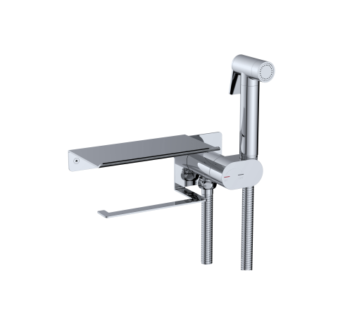 Гигиенический душ со смесителем и полкой RGW SP-221 хром 581408221-01