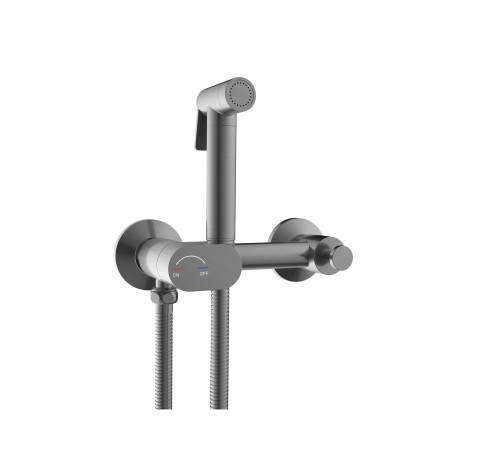 Гигиенический душ со смесителем RGW SP-216Gr графит 581408216-11