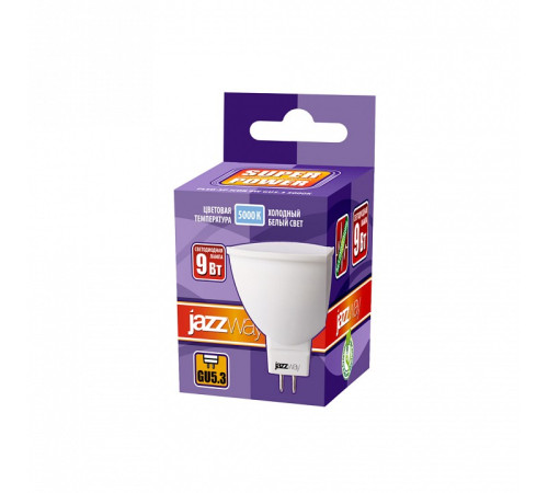 Лампа светодиодная Jazzway GU5.3 9Вт 5000K PLED-SP JCDR 9W 5000K