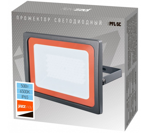Настенно-потолочный прожектор Jazzway PFL-SC-50W 6500K IP65