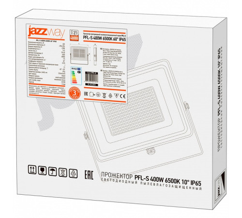Настенно-потолочный прожектор Jazzway PFL-S 400w 60° 6500K IP65