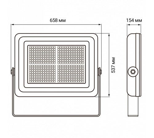 Настенно-потолочный прожектор Jazzway PFL-S 400w 60° 6500K IP65