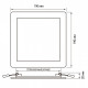 Встраиваемый светильник Jazzway PPL-S 15W 4000K IP40 WH