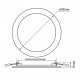 Встраиваемый светильник Jazzway PPL-R 24w 4000K IP40 WH