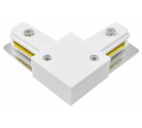 Соединитель угловой внешний для треков накладных Jazzway  PTR CL-WH