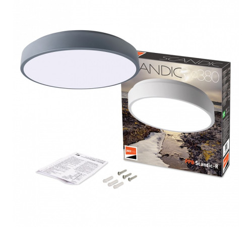 Накладной светильник Jazzway PPB Scandic-R 36w 4000K GR IP20 D380*50
