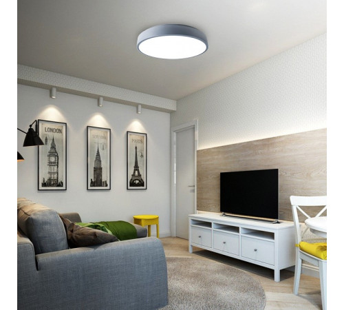 Накладной светильник Jazzway PPB Scandic-R 36w 4000K GR IP20 D380*50