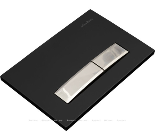 Кнопка смыва пневматическая Allen Brau Fantasy 2.0 ABS черный матовый/никель браш 9.20004.31