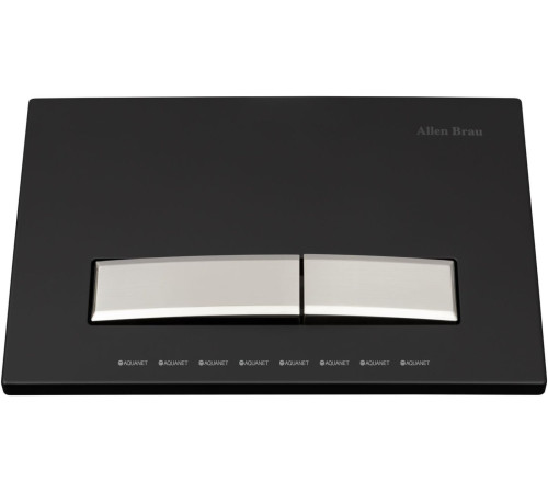 Кнопка смыва пневматическая Allen Brau Fantasy 2.0 ABS черный матовый/никель браш 9.20004.31