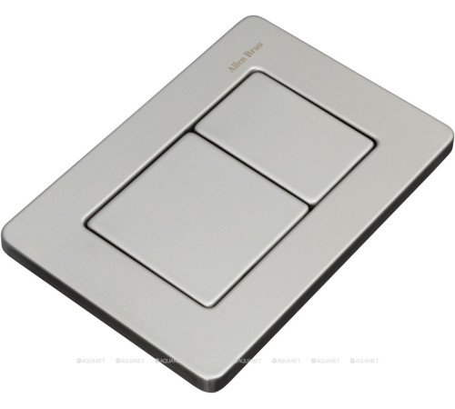 Кнопка смыва пневматическая Allen Brau Infinity сталь никель браш 9.20006.BN