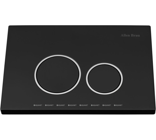 Кнопка смыва пневматическая Allen Brau PRIORITY черный матовый/хром 9.20001.31