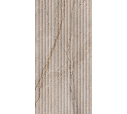 Керамогранит Kerama Marazzi Ифран бежевый светлый глянцевый структура обрезной 600х1195 мм KM6012B0240R