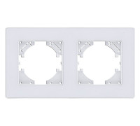 Рамка на 2 поста Kollinger Eleganz Acryl EA2WH