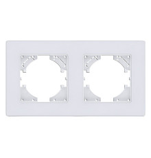 Рамка на 2 поста Kollinger Eleganz Acryl EA2WH