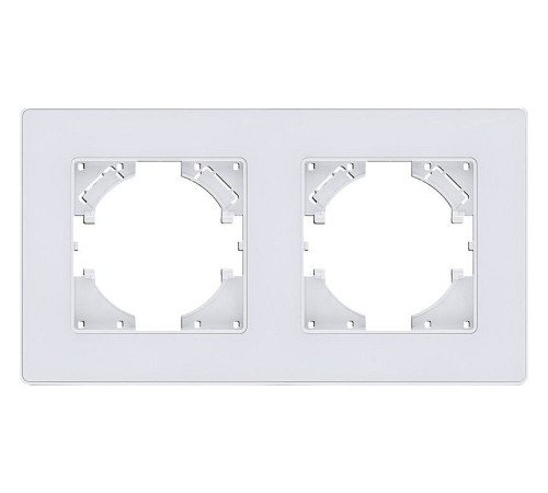Рамка на 2 поста Kollinger Eleganz Acryl EA2WH