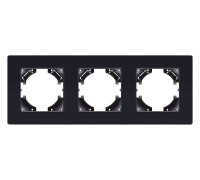 Рамка на 3 поста Kollinger Eleganz Acryl EA3BK