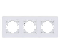 Рамка на 3 поста Kollinger Eleganz Acryl EA3WH