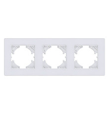 Рамка на 3 поста Kollinger Eleganz Acryl EA3WH