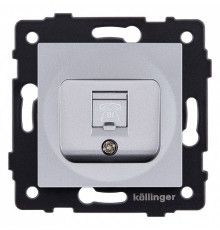 Розетка телефонная RJ-11 со штрокой, без рамки Kollinger  REA-009GY