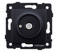 ТВ-розетка и SAT-розетка оконечная без рамки Kollinger  REA-020BK
