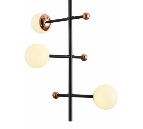 Люстра на штанге Natali Kovaltseva LOFT LED LED LAMPS 81338 GOLD BLACK