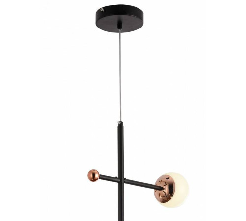 Люстра на штанге Natali Kovaltseva LOFT LED LED LAMPS 81338 GOLD BLACK