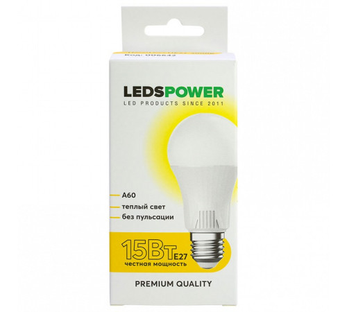Лампа светодиодная LEDS POWER A60 006642