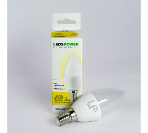 Лампа светодиодная LEDS POWER C37 006666