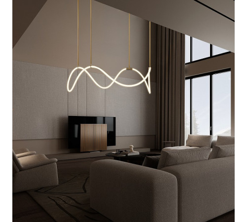 Подвесной светильник Loft it Thread 10388P/C Brass