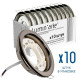 Встраиваемый светильник Luminarte LDL-GX53 LDL-GX53/01BCH