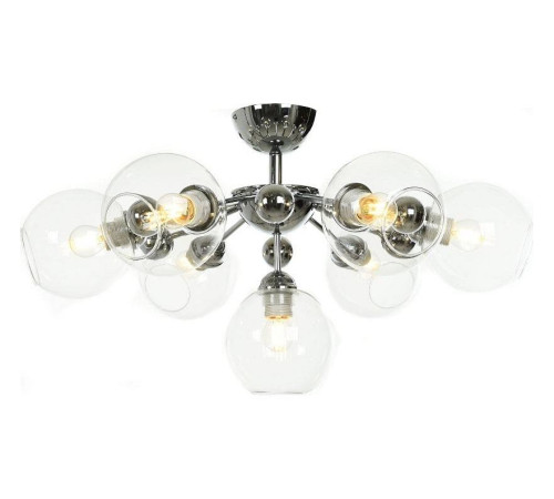 Люстра на штанге LUMINA DECO Devoli LDC 8040-7 CHR+PR