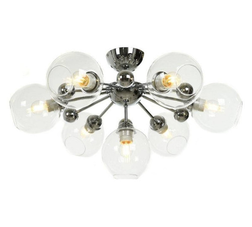 Люстра на штанге LUMINA DECO Devoli LDC 8040-7 CHR+PR