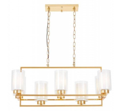 Подвесная люстра LUMINA DECO Lino LDP 1239-8 F.GD