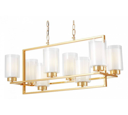 Подвесная люстра LUMINA DECO Lino LDP 1239-8 F.GD