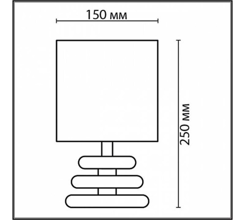 Настольная лампа декоративная Lumion Latza 8126/1Т