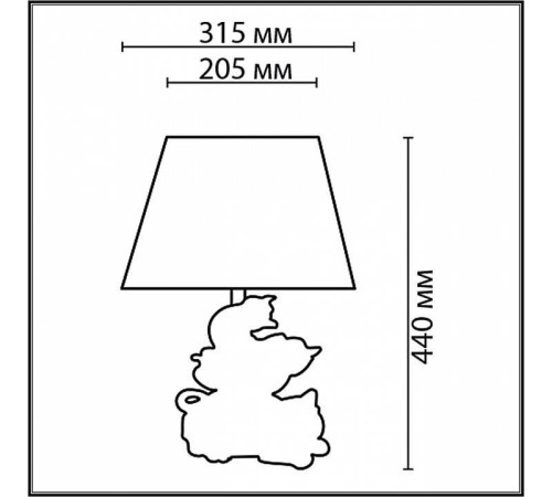 Настольная лампа декоративная Lumion Catty 8128/1Т