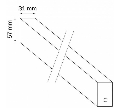 Трек накладной Lightstar Teta 505026