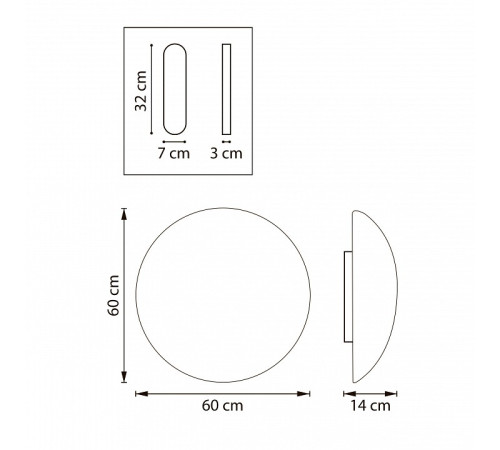 Накладной светильник Lightstar Genova 610666