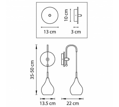 Бра Lightstar Pentola 803537