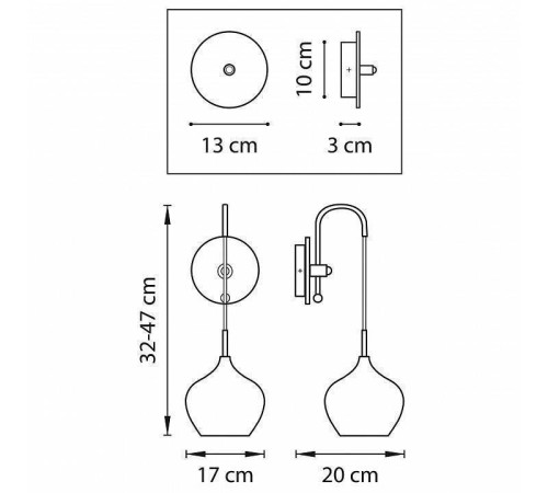 Бра Lightstar Pentola 803540