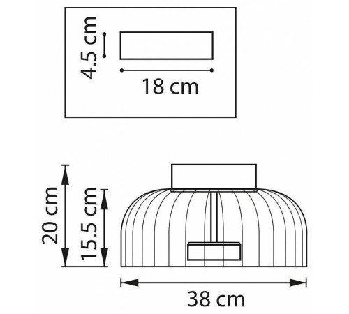 Накладной светильник Lightstar Celesta 809061