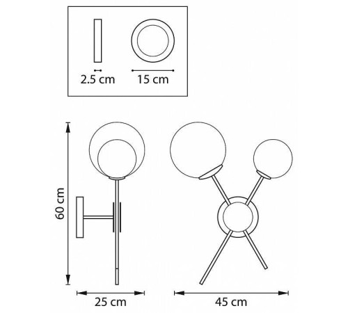 Бра Lightstar Croco 815620