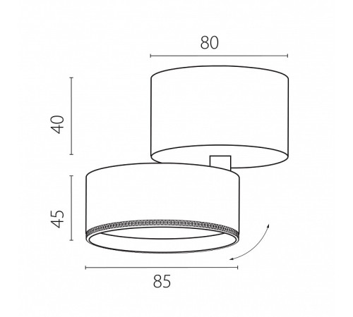 Спот Lightstar Alta Pro A5536SO