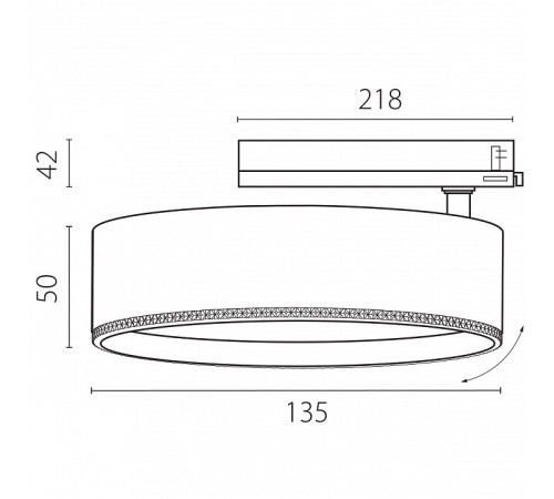 Светильник на штанге Lightstar Alta Pro A5747TRIAC