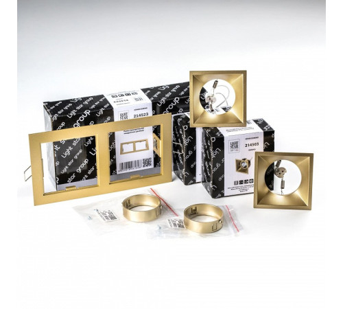 Встраиваемый светильник Lightstar Domino D5230303GMOD