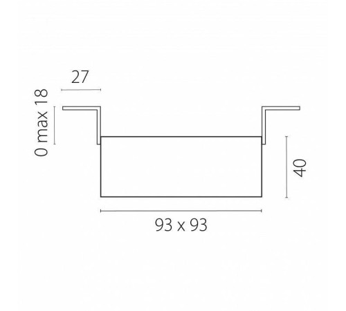 Встраиваемый светильник Lightstar Domino G214507
