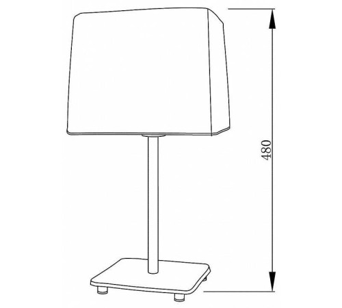 Настольная лампа декоративная Lucia Tucci Bristol 5 BRISTOL T894.1