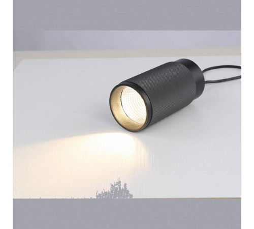 Накладной светильник iLedex Delta 1954-10W-3000K-36 BK+GRP