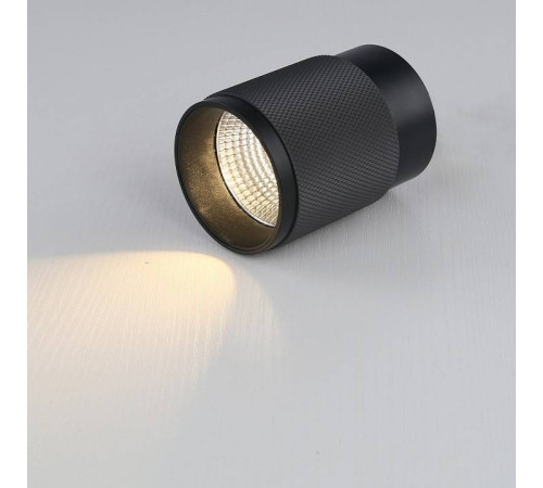 Накладной светильник iLedex Delta 1955-10W-3000K-36 BK+GRP